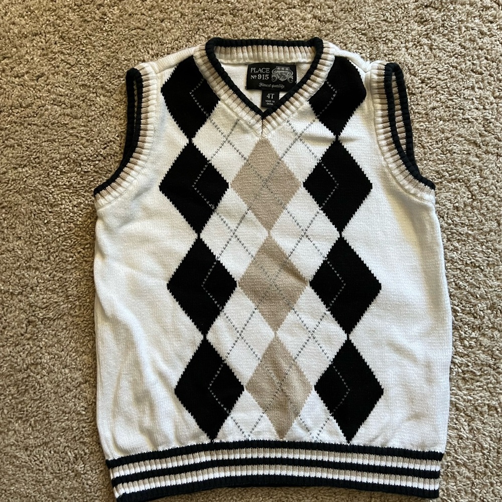 5/$25 argyle sweater vest